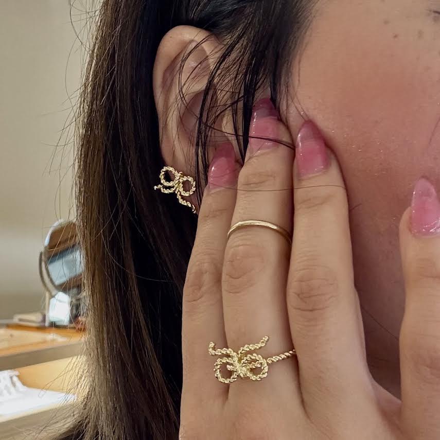 'Bow' Stud Earrings