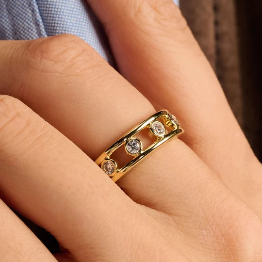 Open Bezel Ring