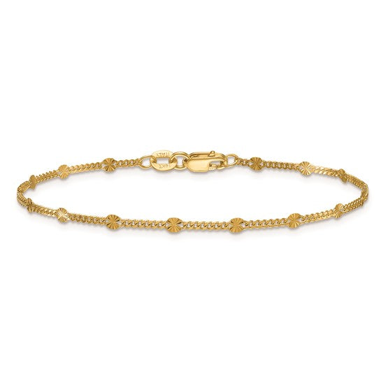 Disc station bracelet