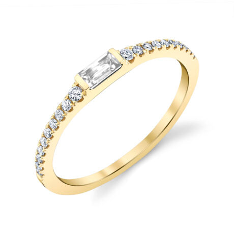 Baguette Center Stackable Band