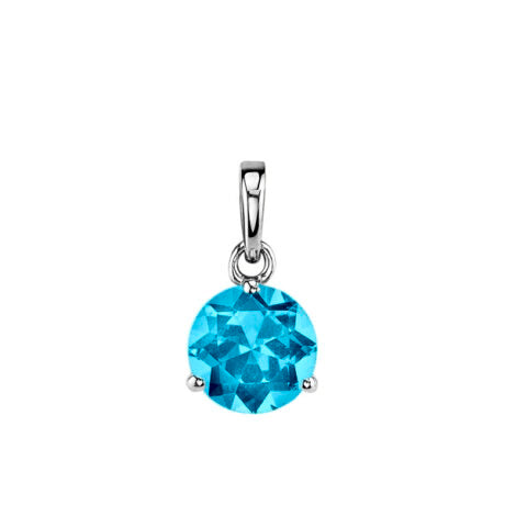 Blue Topaz Pendant