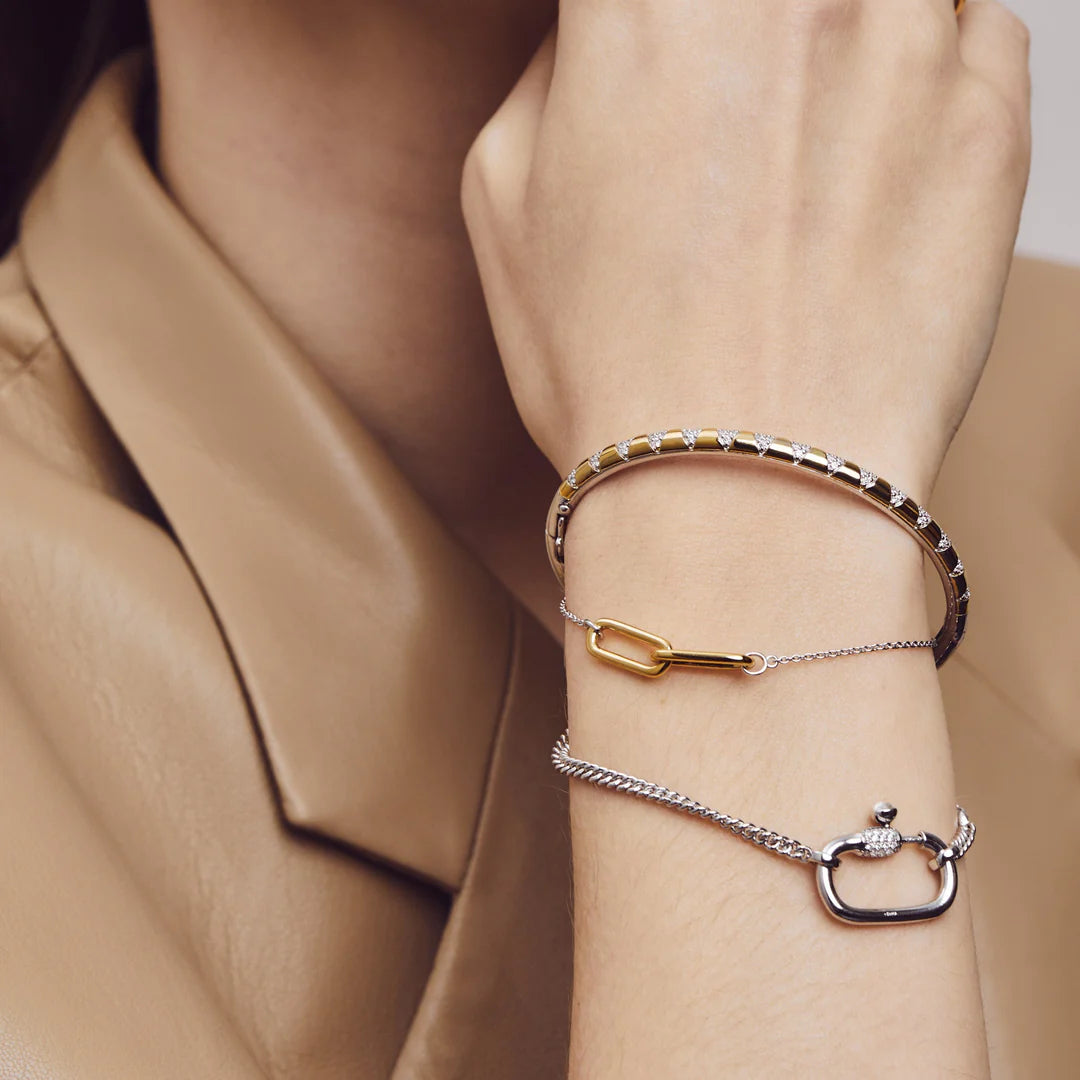 Entwined Paperclip Bracelet
