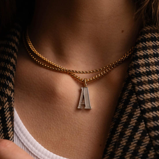 Silver or Gold Plated Box Chain