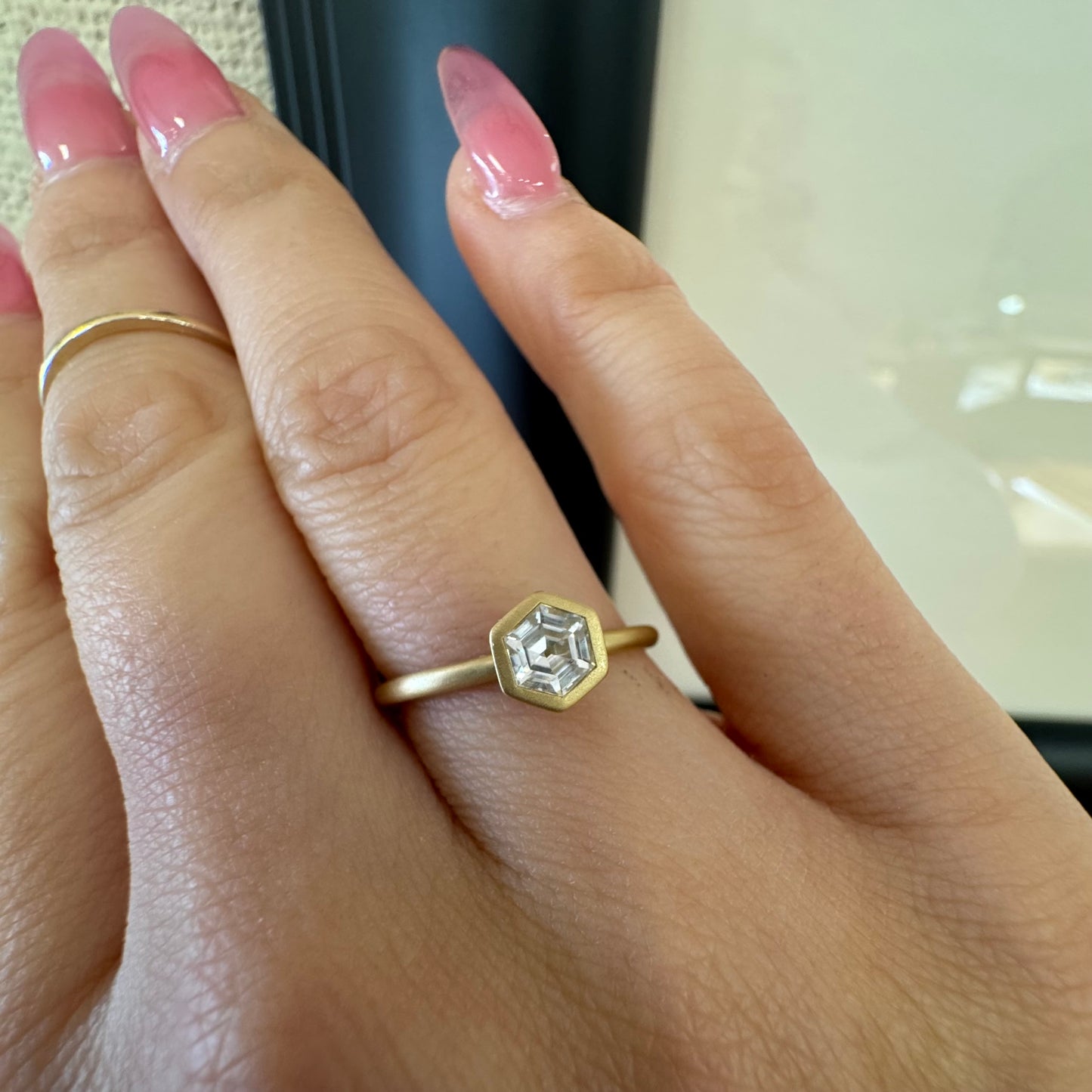 White Zircon Hexagon Yumdrop