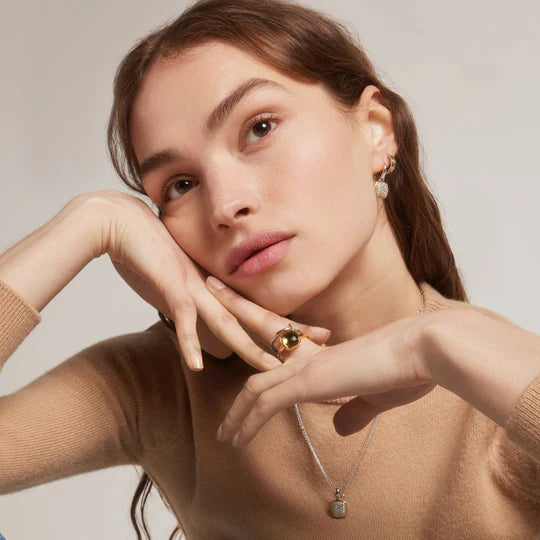 Two Tone Cushion Pendant