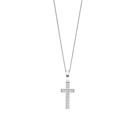 Cubic Zirconia Cross Pendant