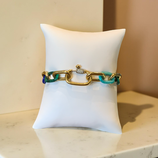 Accented Chain Link Bracelet