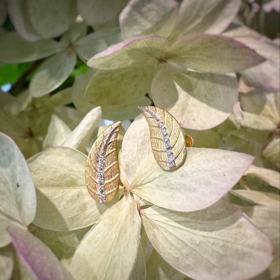 Gold Leaf Earrings