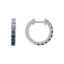 Ombre Blue Sapphire Huggies