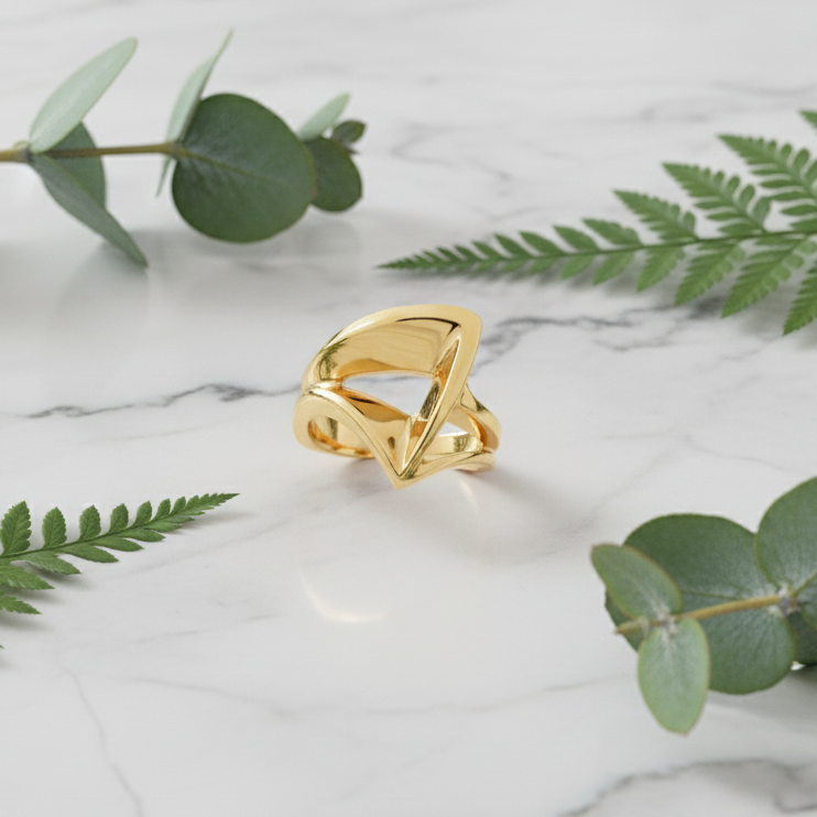 H.L Designs Trilliant Ring