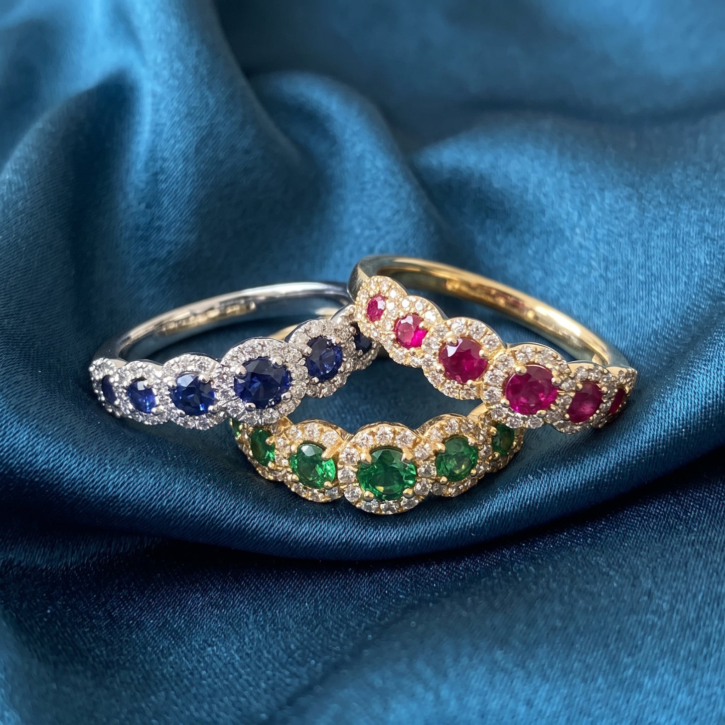 Seven Halo Ring