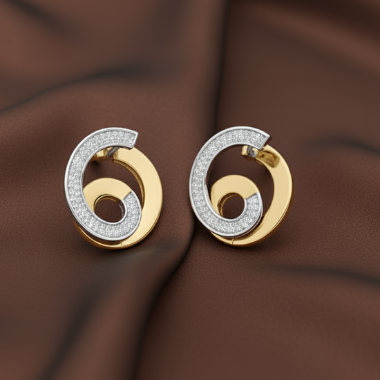 Double Swirl Earrings