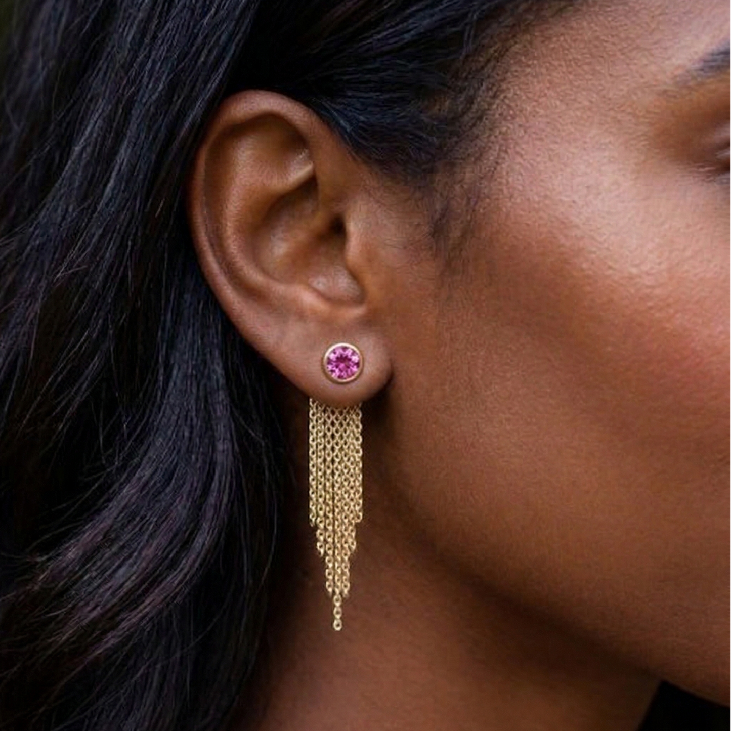 18K Fringe Backs