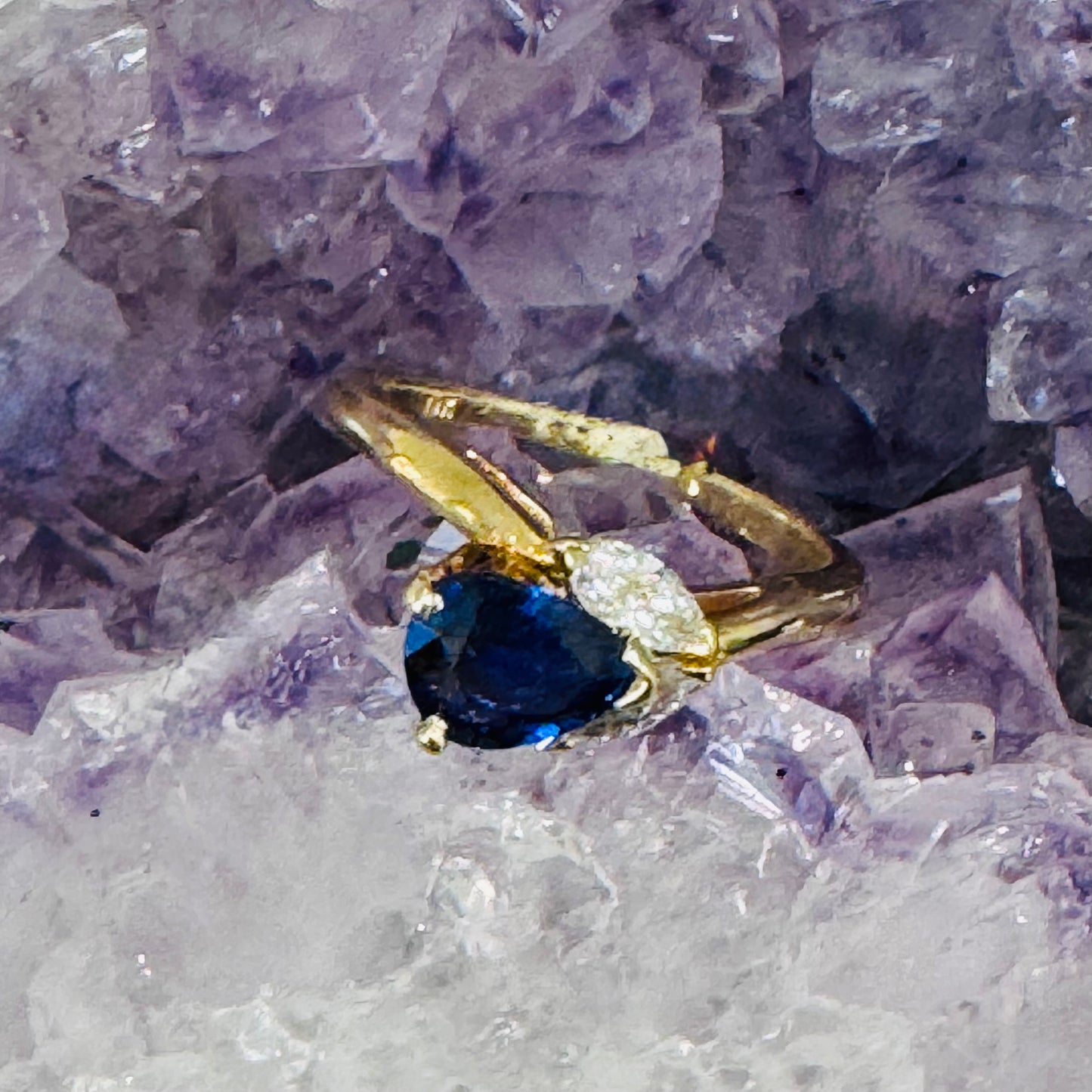 "Luann" Sapphire Ring