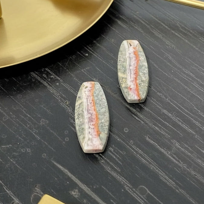 Lava Flow Jasper  pairs