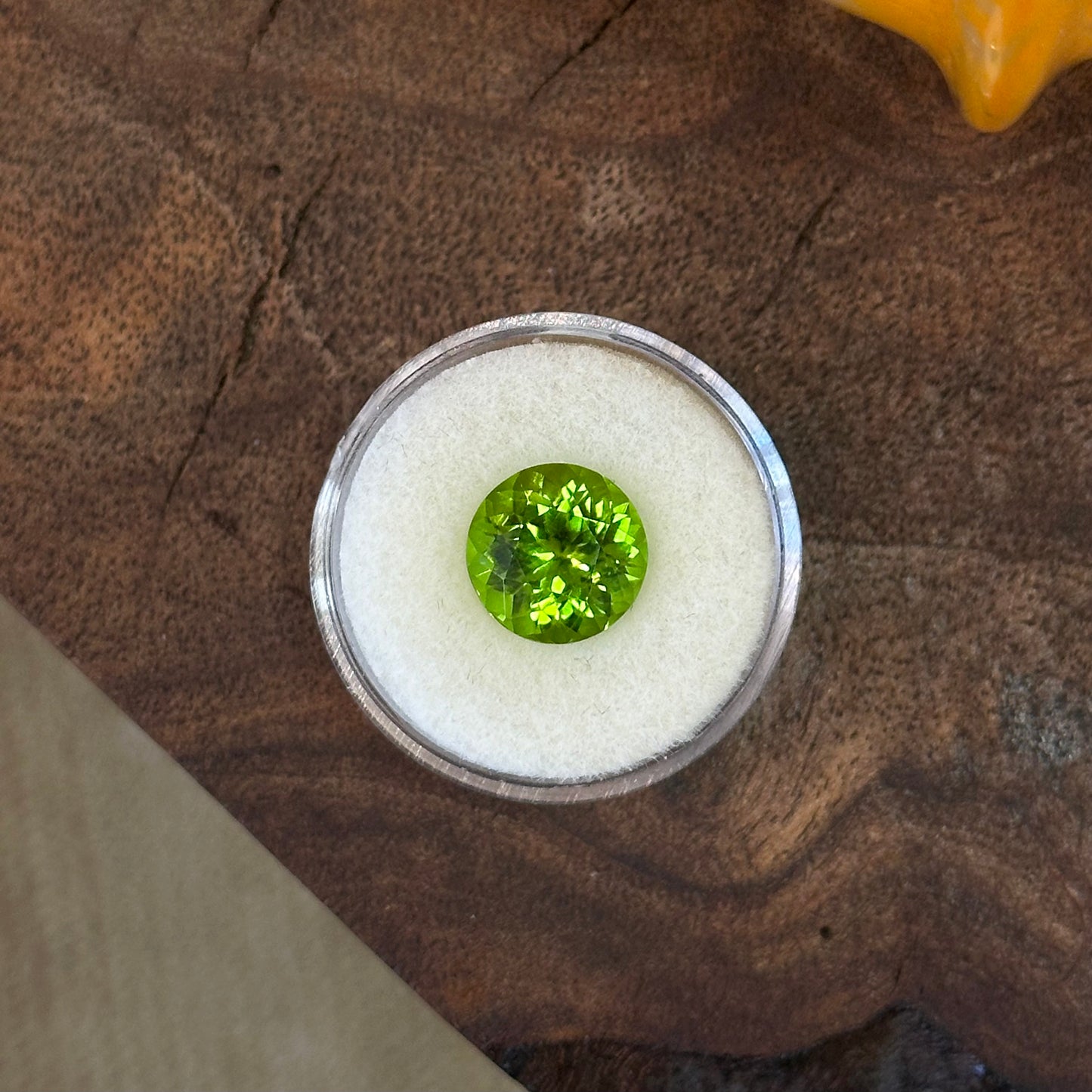 Round Peridot, 5.07ct