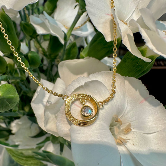 "Peacock" Gemstone Necklace