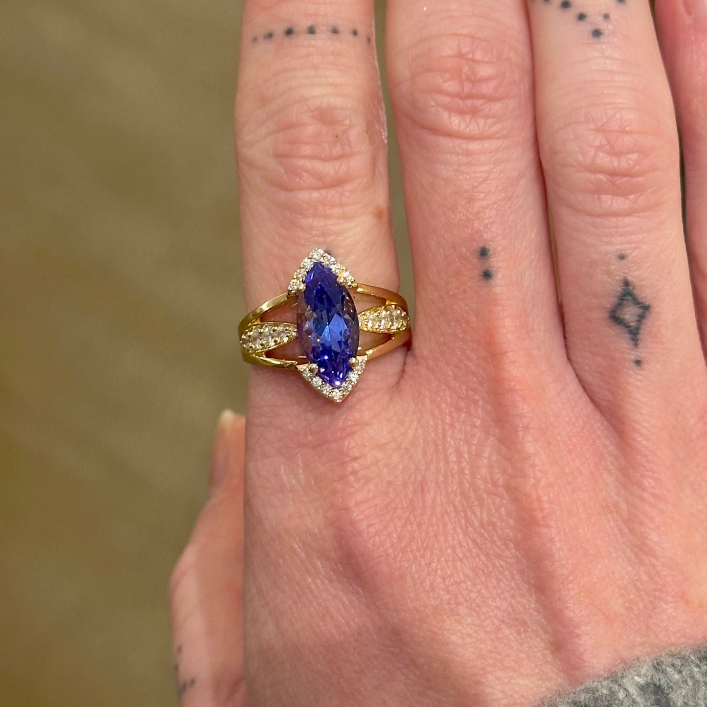 The "Deanna" Tanzanite Ring
