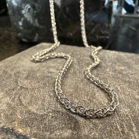 Silver Wheat Chain