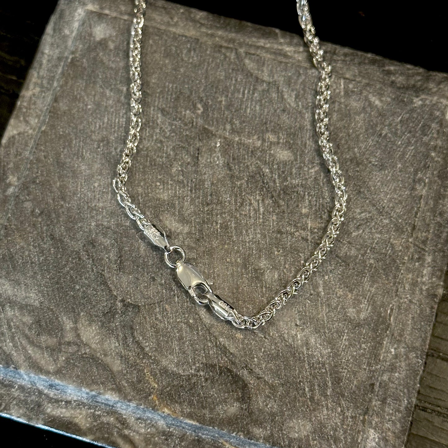 Silver Wheat Chain