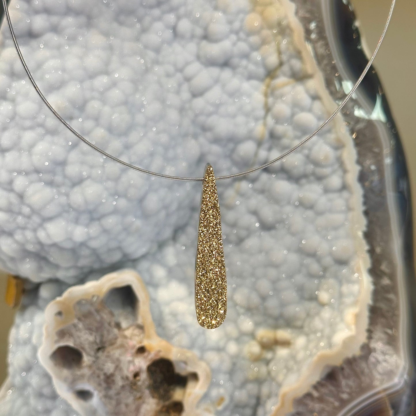 Drusy Pendant