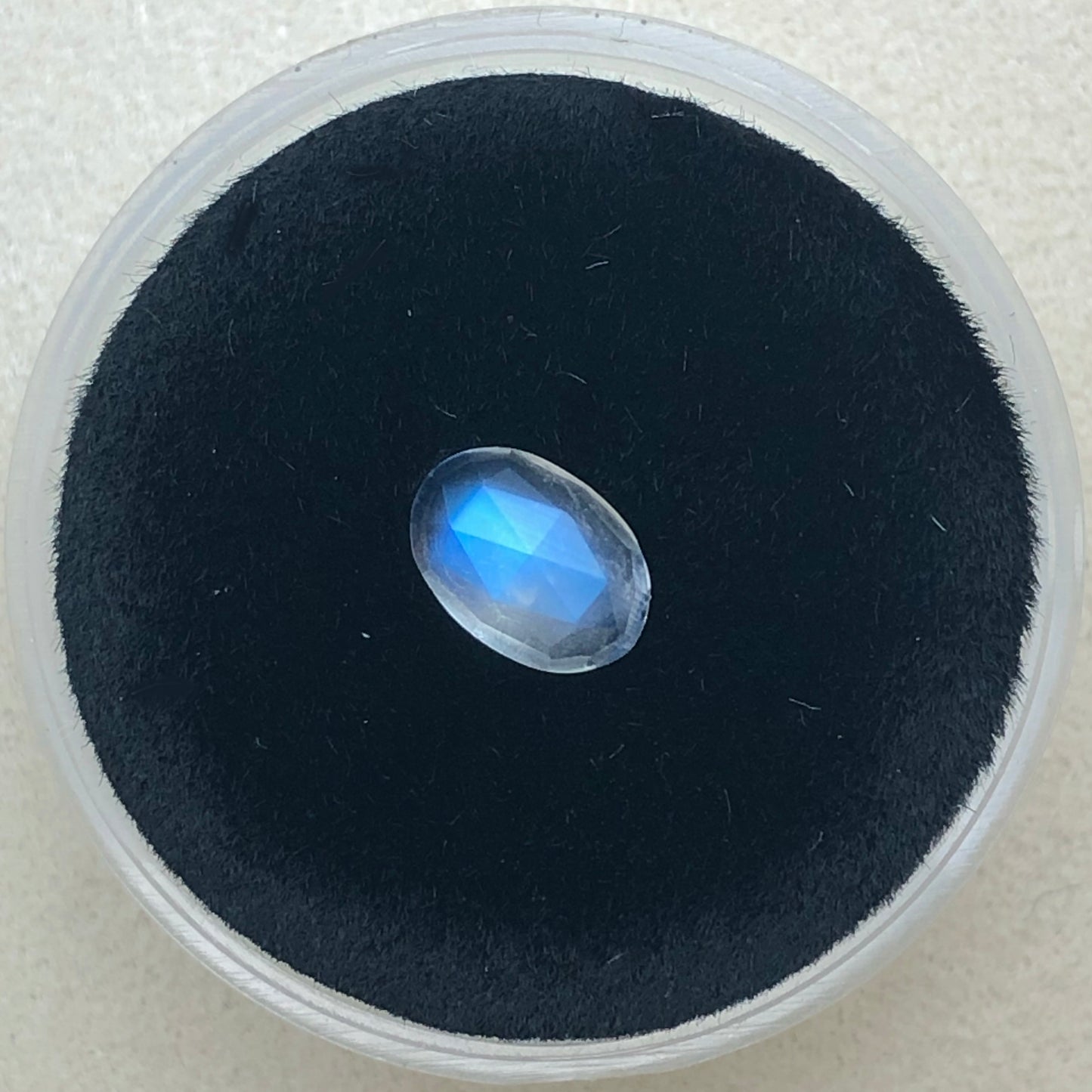 Faceted Oval Moonstone