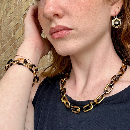 Hexagon Earrings
