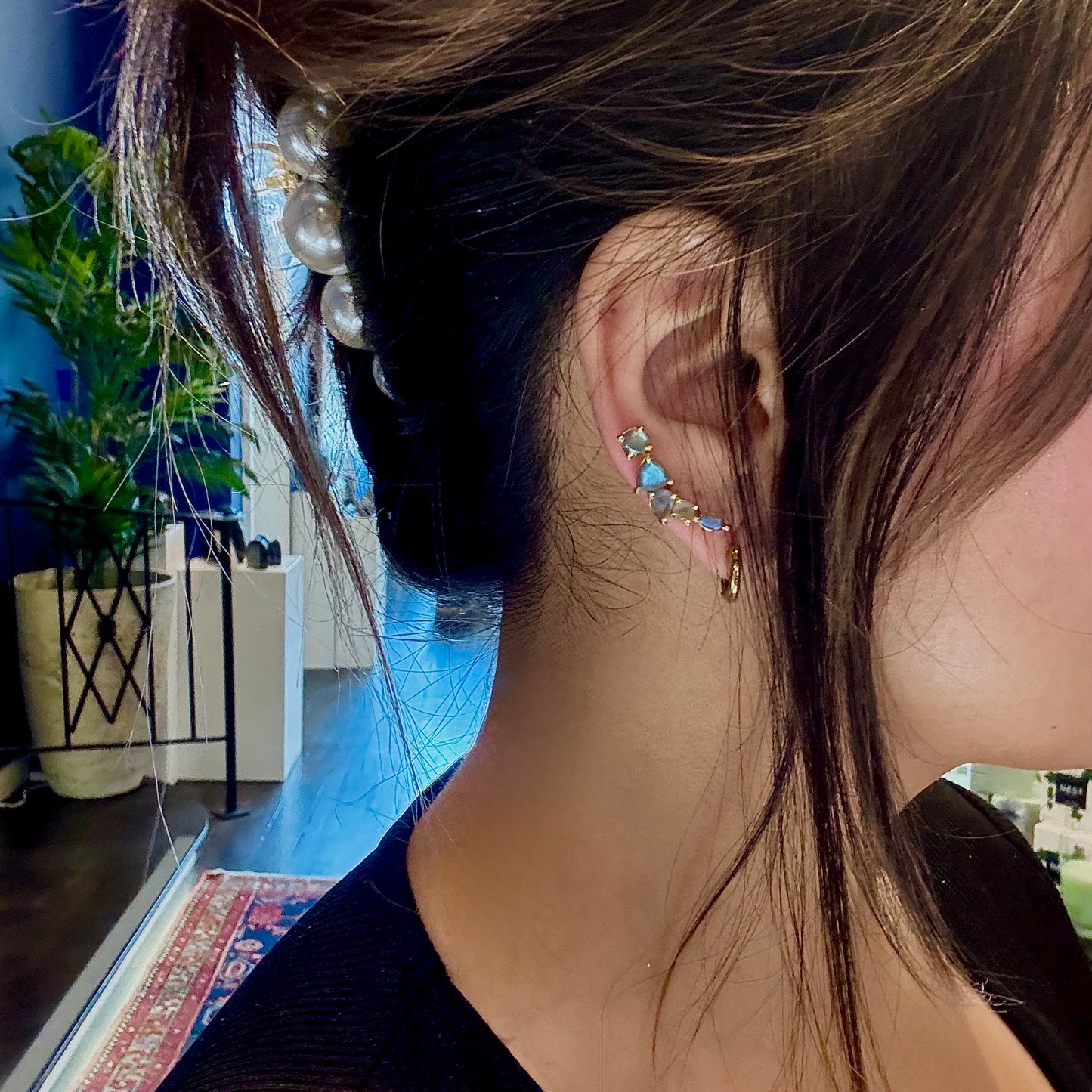 "Bella" Mixed Shape Dangle