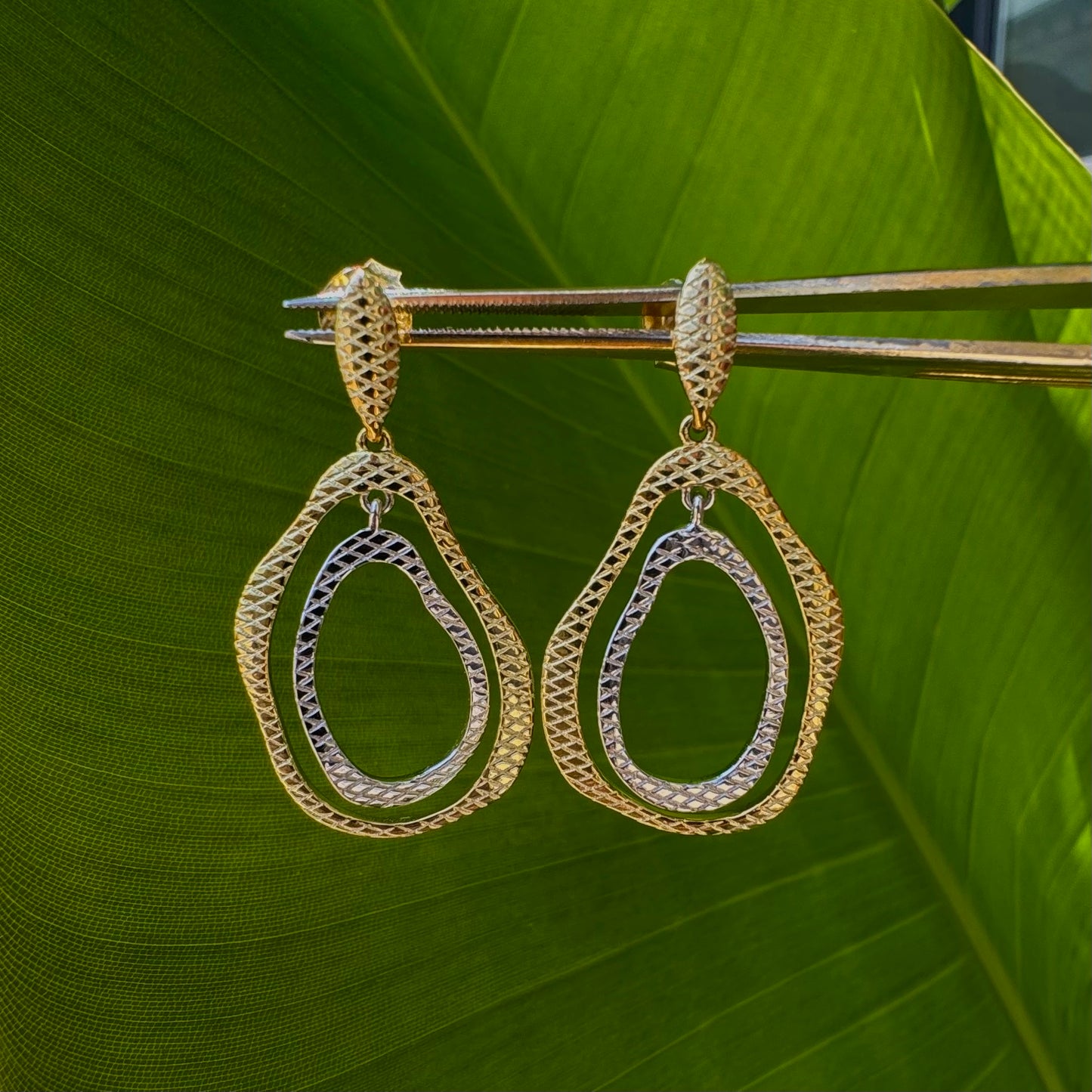 Lake Multi Tone Earrings