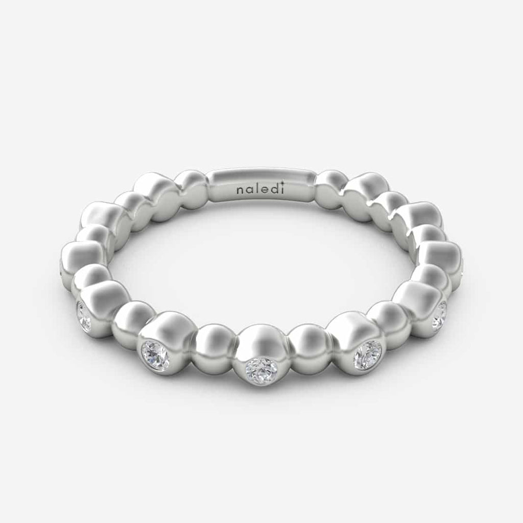 "Bari" Diamond Bezel Band