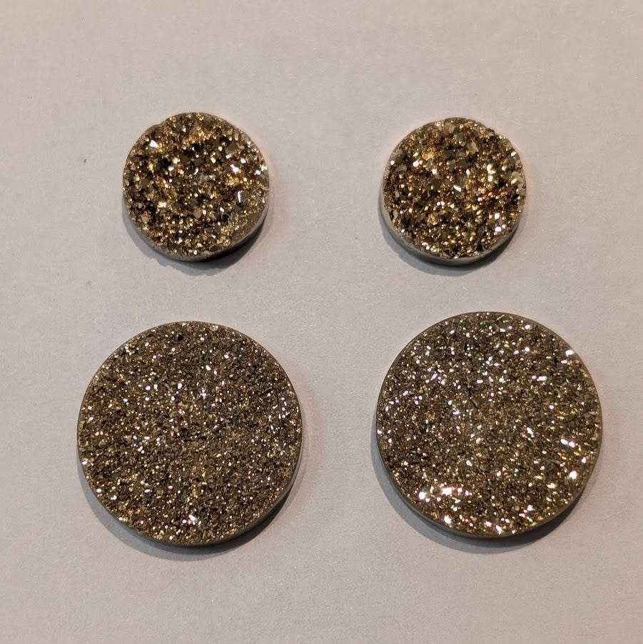 Round Drusy Pairs
