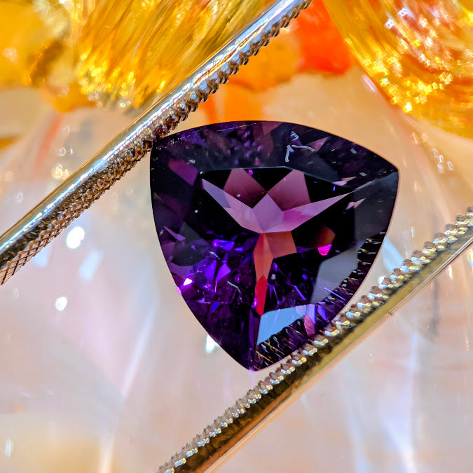 Trillion Amethyst, 2.83cts