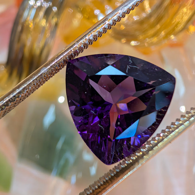 Trillion Amethyst, 2.83cts