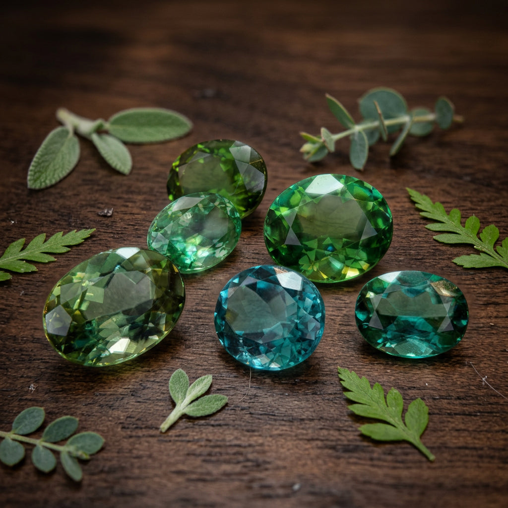 Oval Green Tourmaline