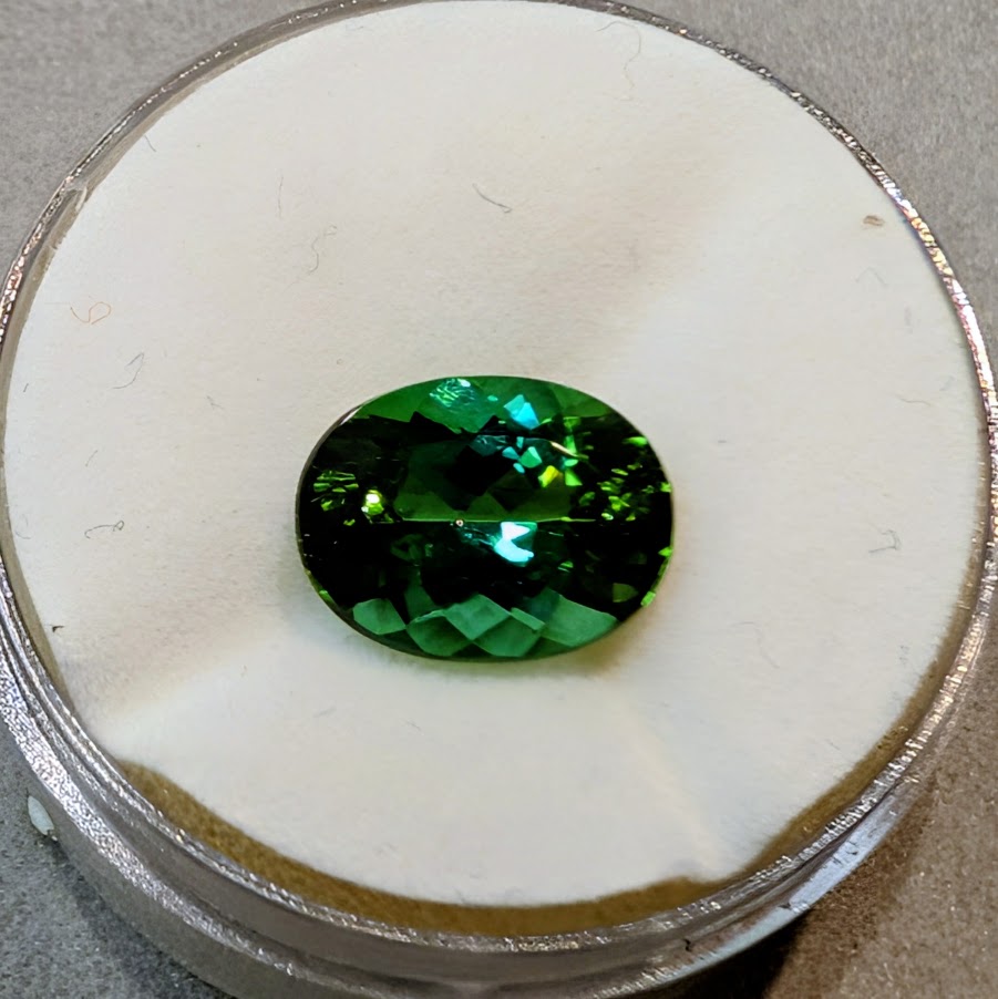Oval Green Tourmaline