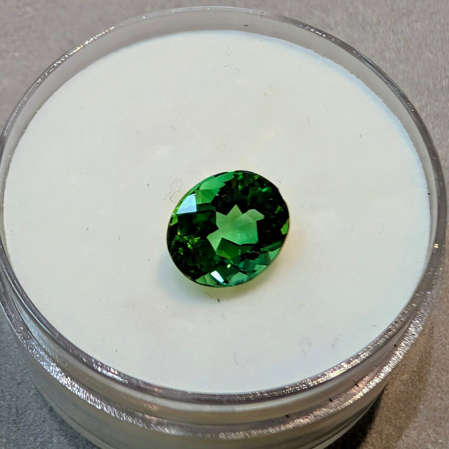 Oval Green Tourmaline