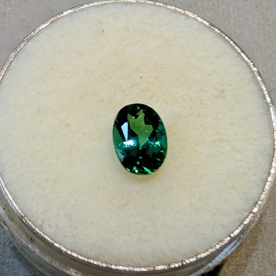 Oval Green Tourmaline