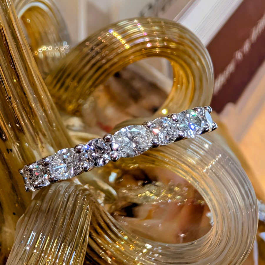 Oval Diamond Band