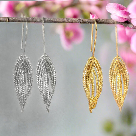 Photo of Cascading Glitter Dangles in a decorative scene, designed by , available at Plumb Gold & Plumb Silver