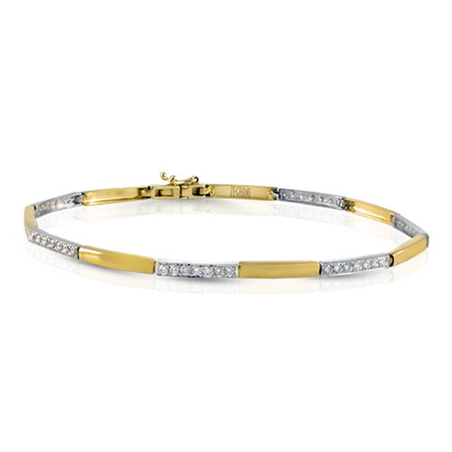 Photo of Diamond Bar Bracelet in a decorative scene, designed by , available at Plumb Gold & Plumb Silver