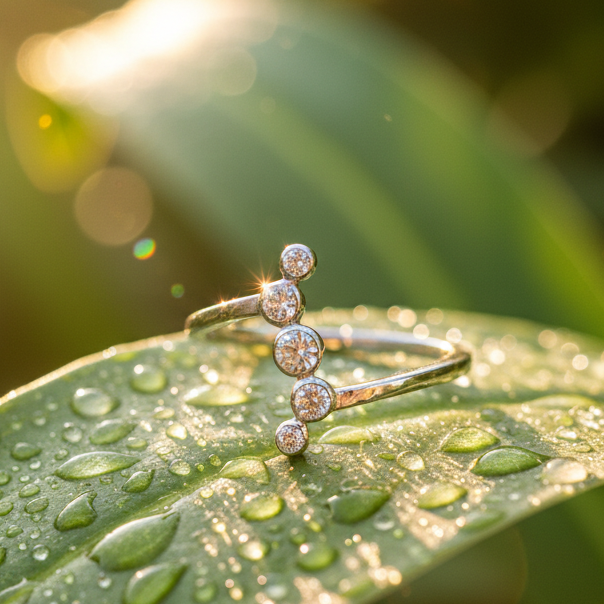 Diamond Bubbles Ring