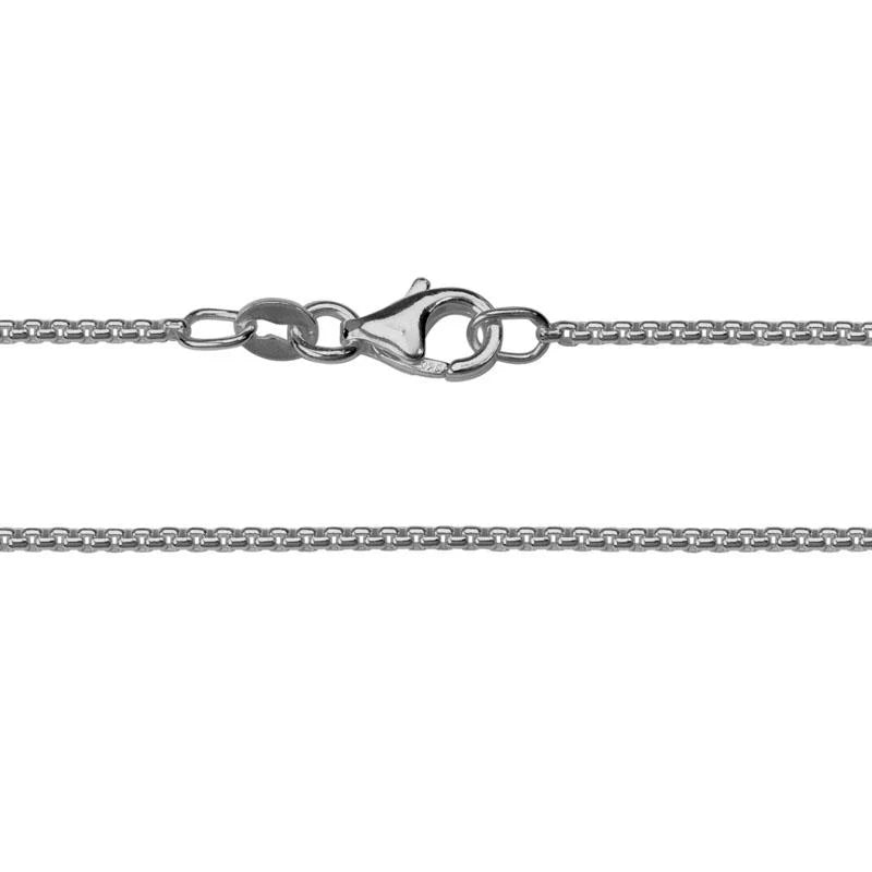 Photo of Silver Round Box Chain in a decorative scene, designed by -, available at Plumb Gold & Plumb Silver