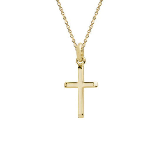 Photo of Small Classic Cross in a decorative scene, designed by , available at Plumb Gold & Plumb Silver