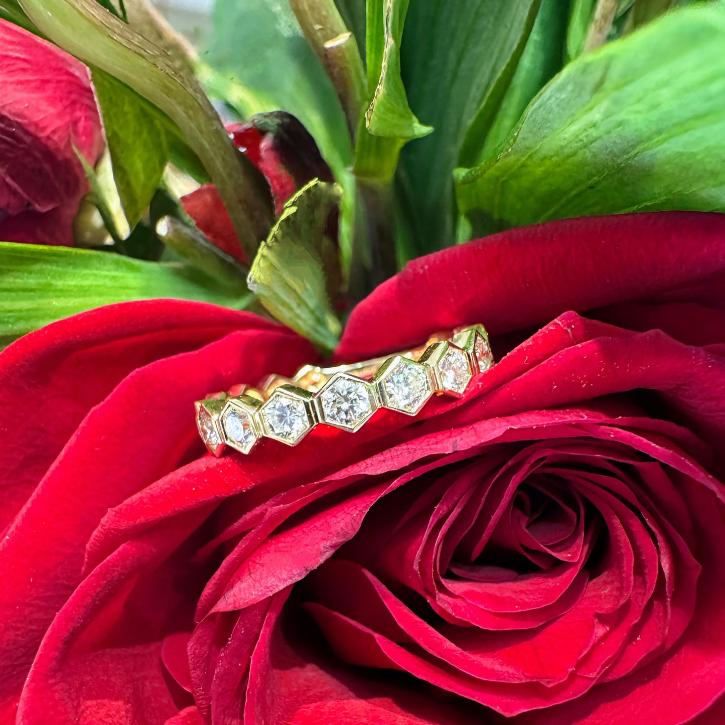 "Honey" Diamond Band
