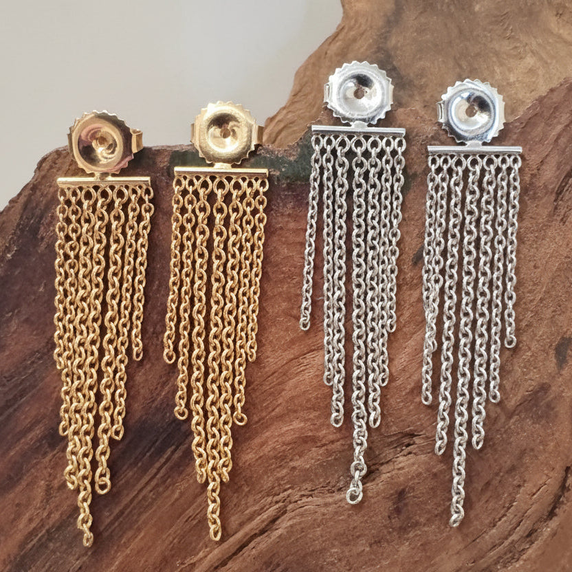 18K Fringe Backs