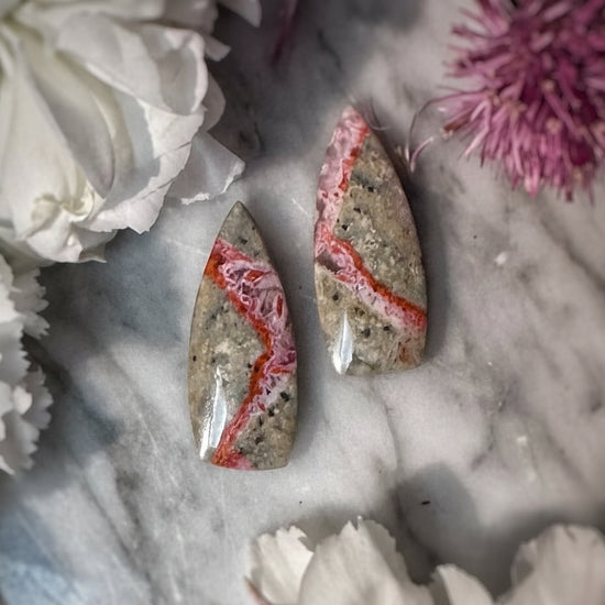 Lava Flow Jasper  pairs