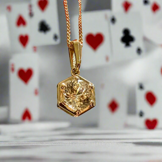 Light Yellow Zircon Pendant