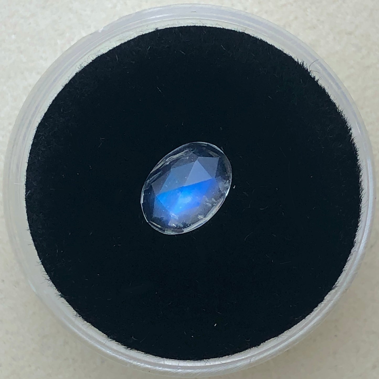 Faceted Oval Moonstone