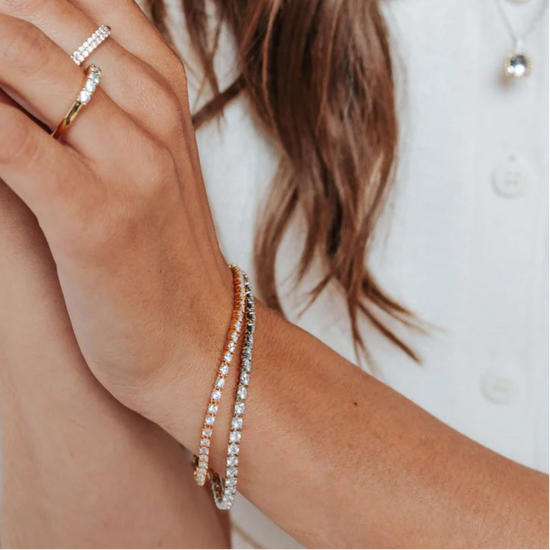 Cubic Zirconia Tennis Bracelet