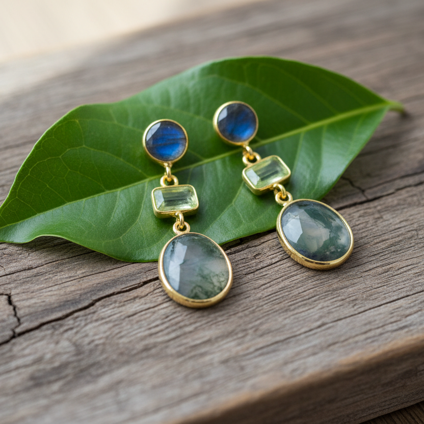 "Fern" Drop Earrings